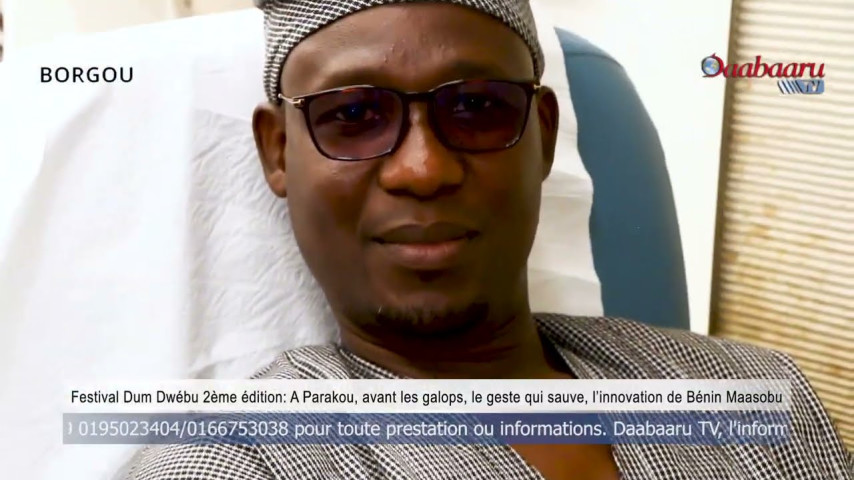 Festival Dum Dwébu: A Parakou, avant les galops, le geste qui sauve, l’innovation de Bénin Maasobu