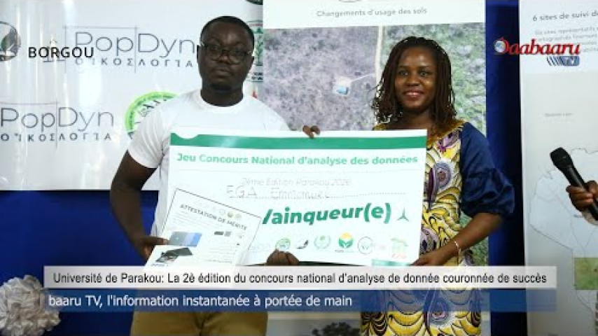 UNIVERSITE DE PARAKOU: La 2è édition du concours national d’analyse de donnée couronnée de succès
