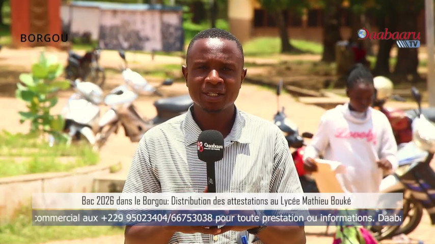 BAC DANS LE  BORGOU: Distribution des attestations au Lycée Mathieu Bouké de Parakou