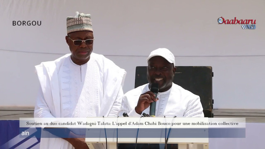 SOUTIEN AU DUO CANDIDAT WADAGNI-TALATA: L’appel d'Adam Chabi Bouko pour une mobilisation collective
