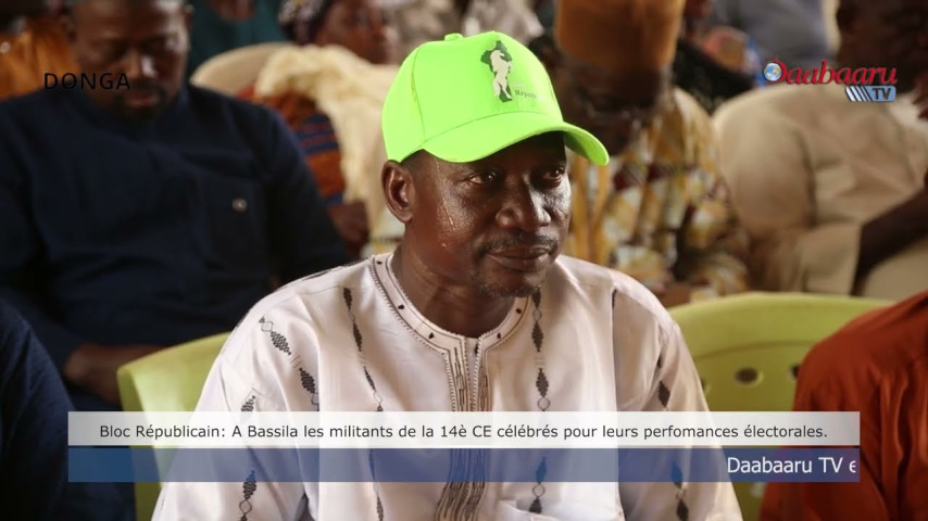 BLOC REPUBLICAIN: A Bassila les militants de la 14è CE célébrés pour leurs performances électorales.