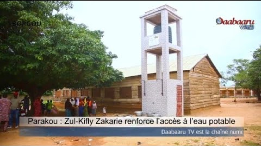PARAKOU:  Zul Kifly Zakarie renforce l’accès à l’eau potable