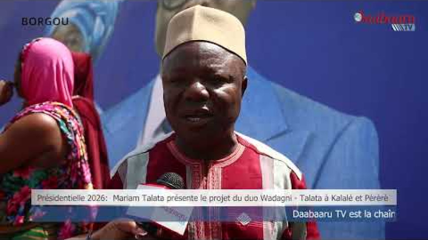 MARIAM CHABI TALATA PRÉSENTE LE  PROJET DU DUO WADAGNI-TALATA À  KALALÉ ET PÈRÈRÈ