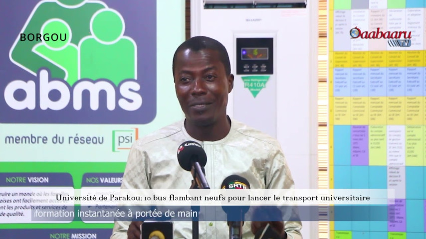 UNIVERSITE DE PARAKOU: 10 bus flambant neufs pour lancer le transport universitaire