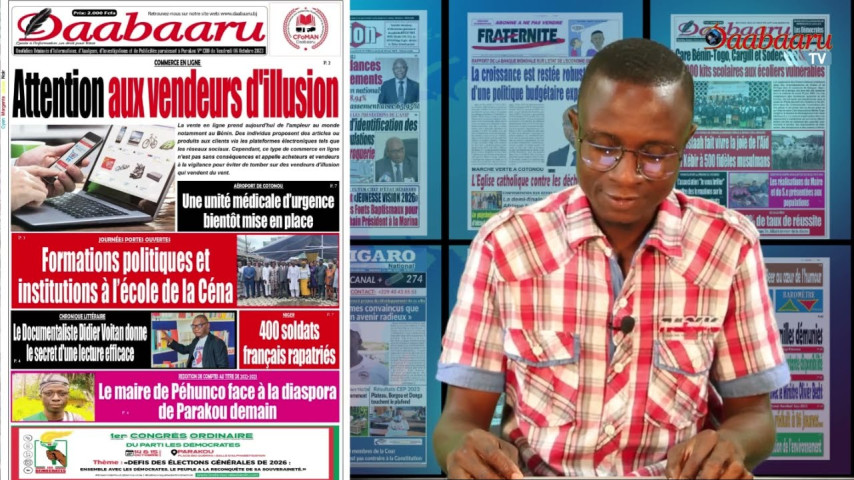 Revue des titres de ce Vendredi 06 octobre 2023 sur Daabaaru TV