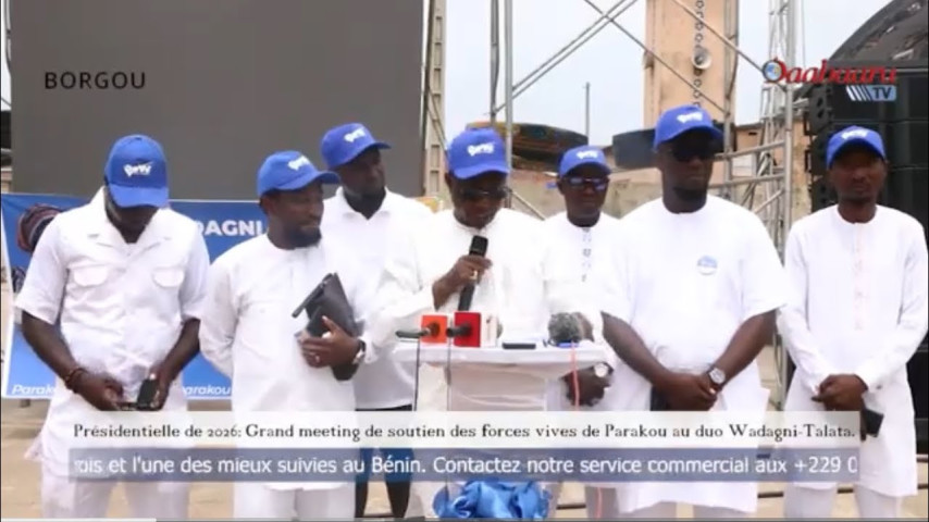 PRESIDENTIELLE DE 2026: Grand meeting de soutien des forces vives de parakou au duo Wadagni-Talata
