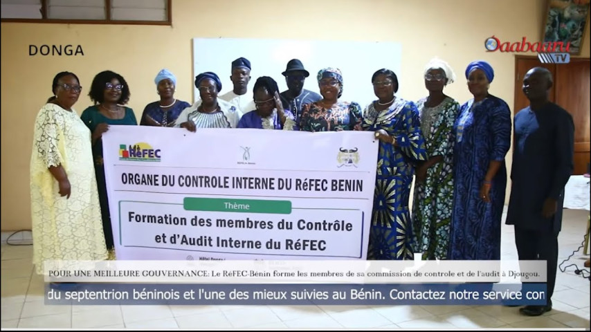 POUR UNE MEILLEUR GOUVERNANCE: Le RéFEC-Bénin forme les membres de sa commission de controle