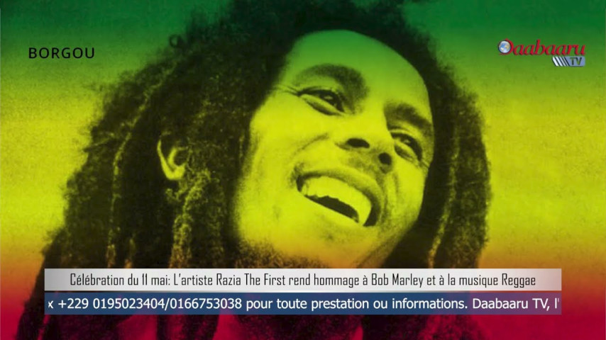 CÉLÉBRATION DU 11 MAI : Razia The First rend hommage à Bob Marley et la musique Reggae
