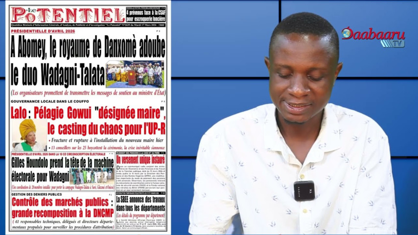 REVUE DES TITRES DES JOURNAUX DE CE MARDI 17 MARS 2026
