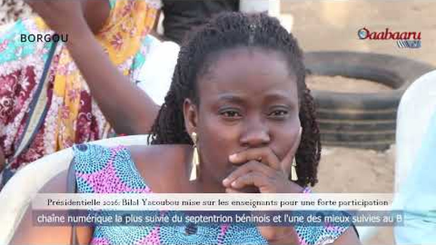 PRÉSIDENTIELLE 2026: Bilal Yacoubou mise sur les enseignants pour une forte participation