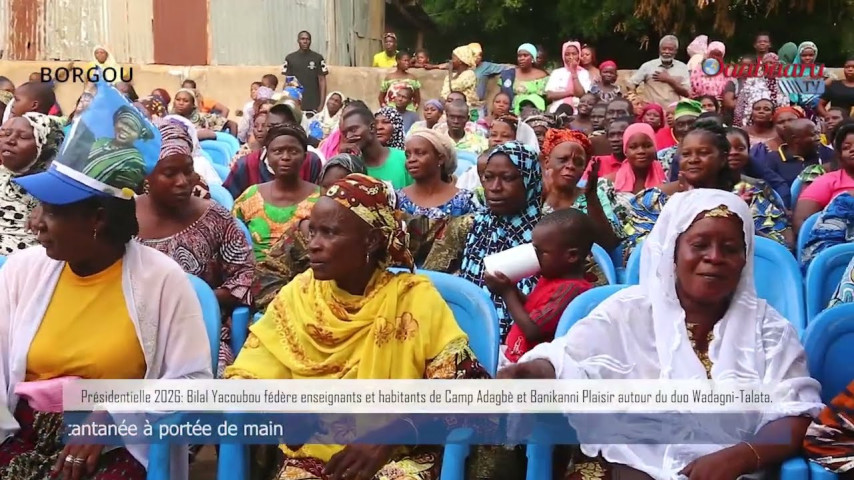 Bilal Yacoubou fédère les habitants de Camp Adagbè et Banikanni Plaisir autour de Wadagni-Talata