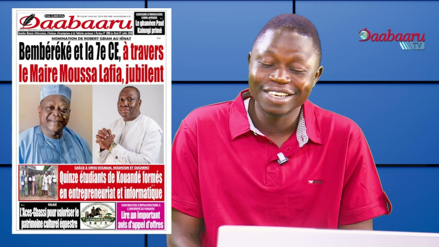 REVUE DES TITRES DES JOURNAUX DE CE MARDI 07 JUILLET 2026