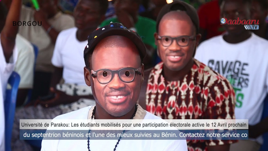UNIVERSITÉ DE PARAKOU : Les étudiants mobilisés pour une participation électorale massive