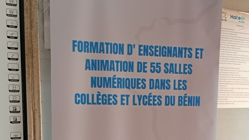 BÉNIN : DES ENSEIGNANTS DÉSORMAIS PRÊTS À FAIRE VIVRE 55 SALLES NUMÉRIQUES