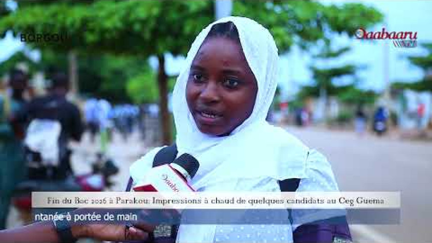 Fin du Bac 2026 à Parakou: Impressions à chaud de quelques candidats au Ceg Guema