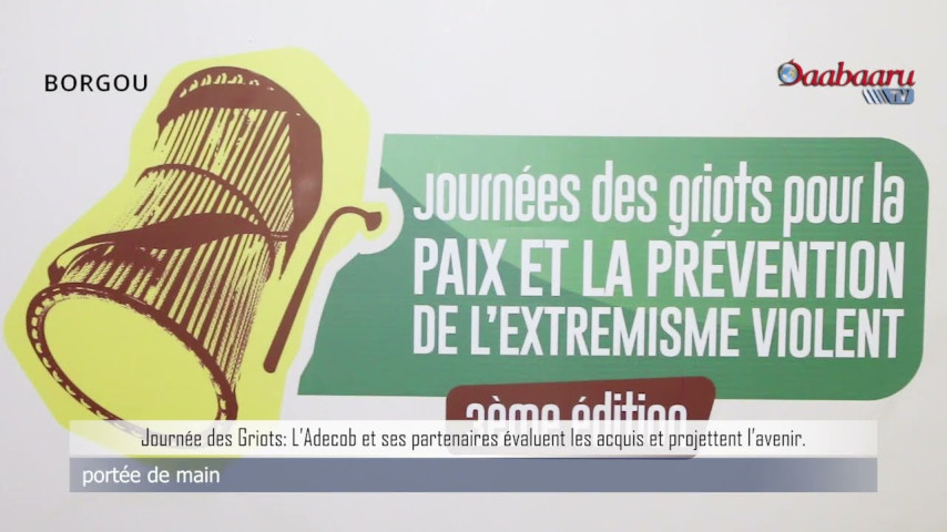 JOURNÉE DES GRIOTS : Adecob et ses partenaires évaluent les acquis et projettent l'avenir