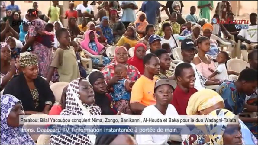PARAKOU :Bilal Yacoubou conquiert Nima, Zongo, Banikanni, et Baka pour le duo Wadagni-Talata