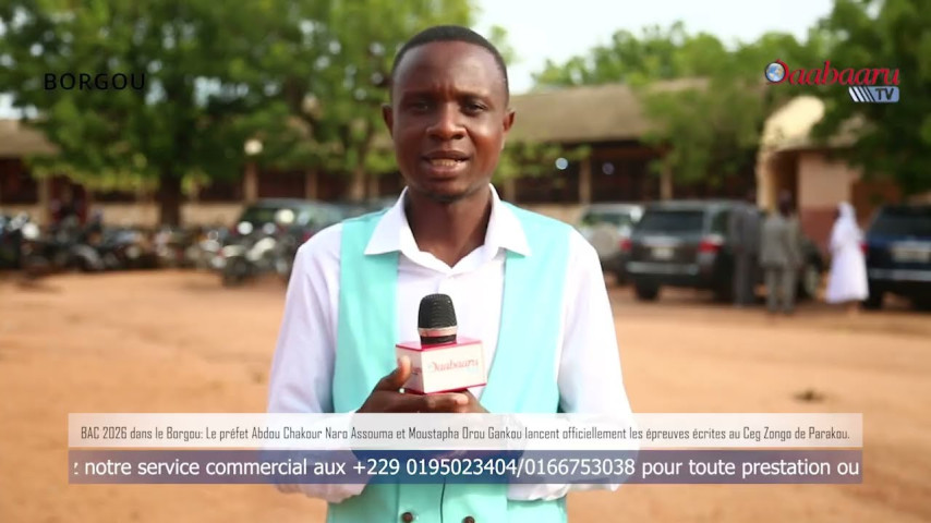 Bac 2026 : Abdou Chakour  Assouma et Moustapha Orou Gankou lancent officiellement les épreuves