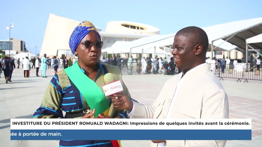 INVESTITURE DU PRÉSIDENT ROMUALD WADAGNI : Impressions de quelques invités avant la cérémonie