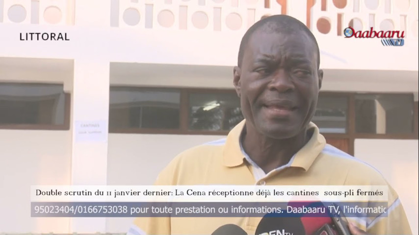 Double scrutin du 11 janvier dernier: La CENA réceptionne déjà les cantines  sous-pli fermés