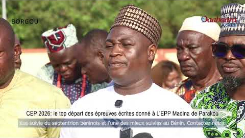CEP 2026 : le top départ des épreuves écrites donné à l'EPP Madina de Parakou