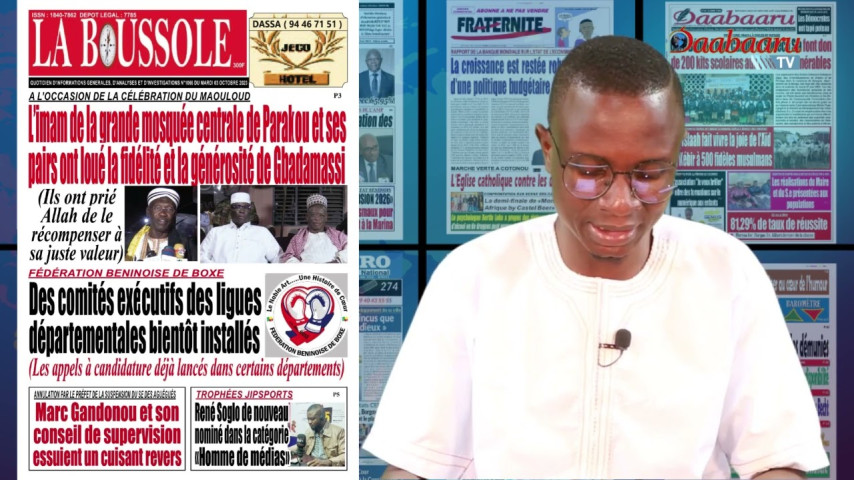Revue des titres de ce mardi 03 octobre 2023