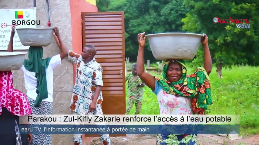 PARAKOU:  Zul Kifly Zakarie renforce l’accès à l’eau potable