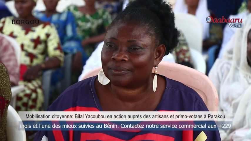 PARAKOU : Bilal Yacoubou mobilise artisans et primo-votants