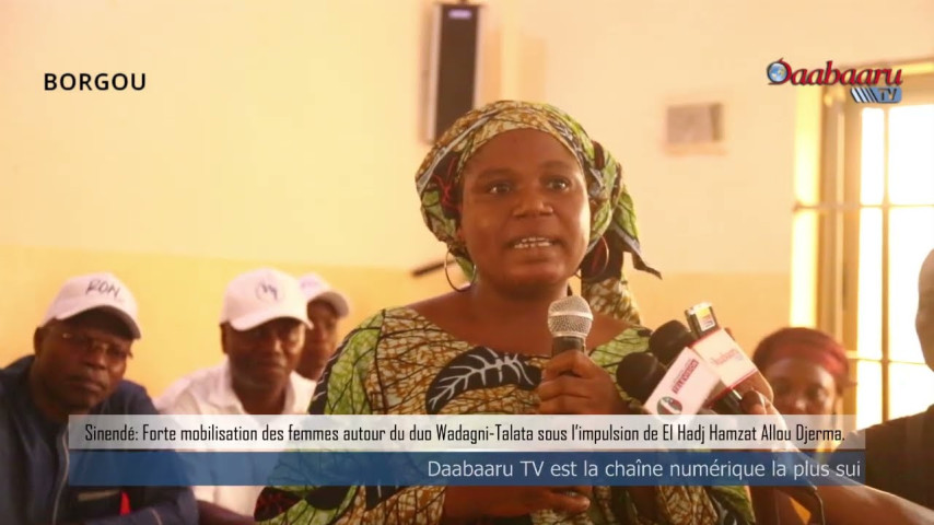 SINENDÉ:Forte mobilisation des femmes autour du duo Wadagni–Talata sous l’impulsion d'El Hadj Hamzat