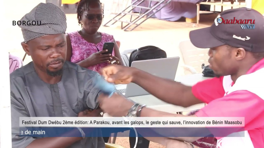 PARAKOU: Avant les galops, le geste qui sauve, l’innovation de  Bénin Maasobu